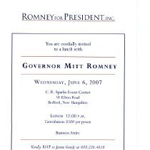 Bavicchi Ephemera Collection, May - June, 2007.